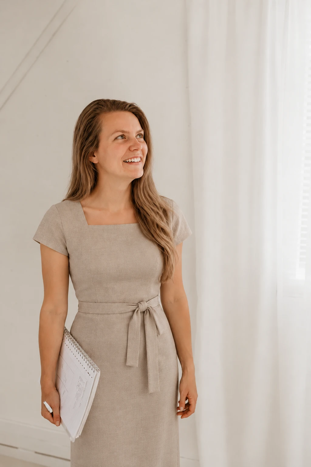 Marije Jongeneel met een notitieblok